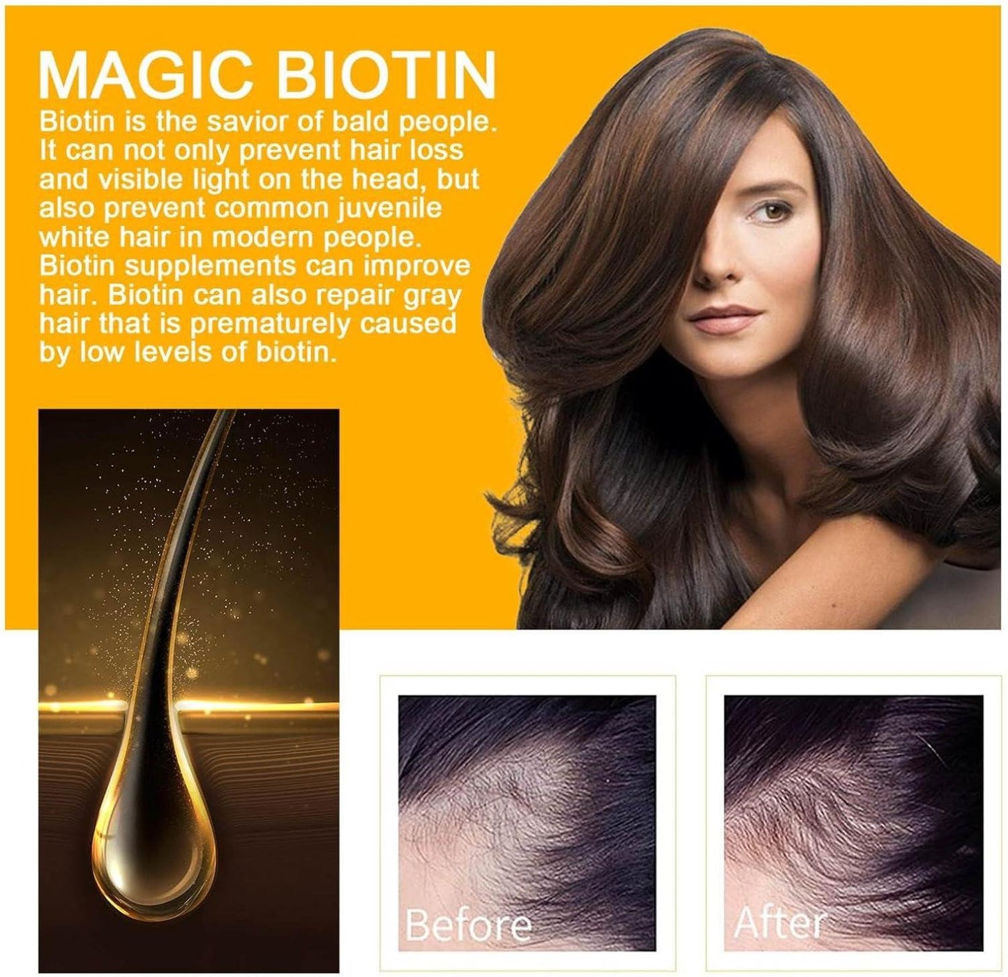 Biotin Hair Growth Spray, Hair (2PCS)